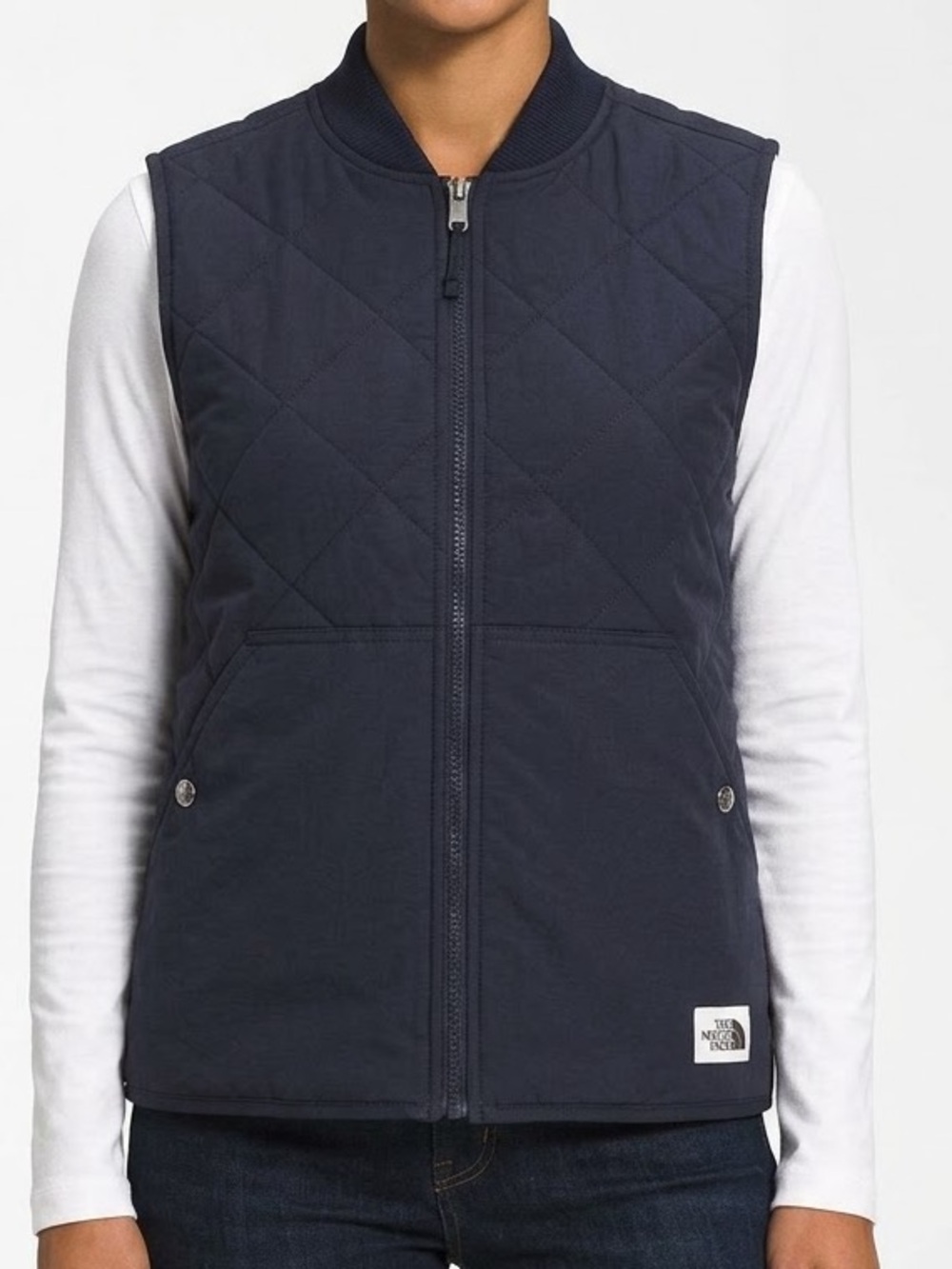 The North Face Cuchillo Insulated Reversible Vest Dark Blue & Cream
